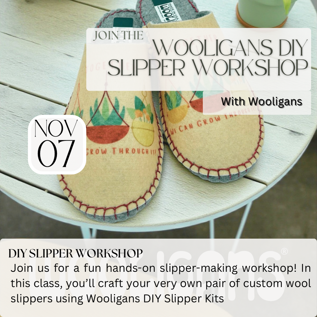 WOOLIGANS DIY Slipper Workshop NOV-07