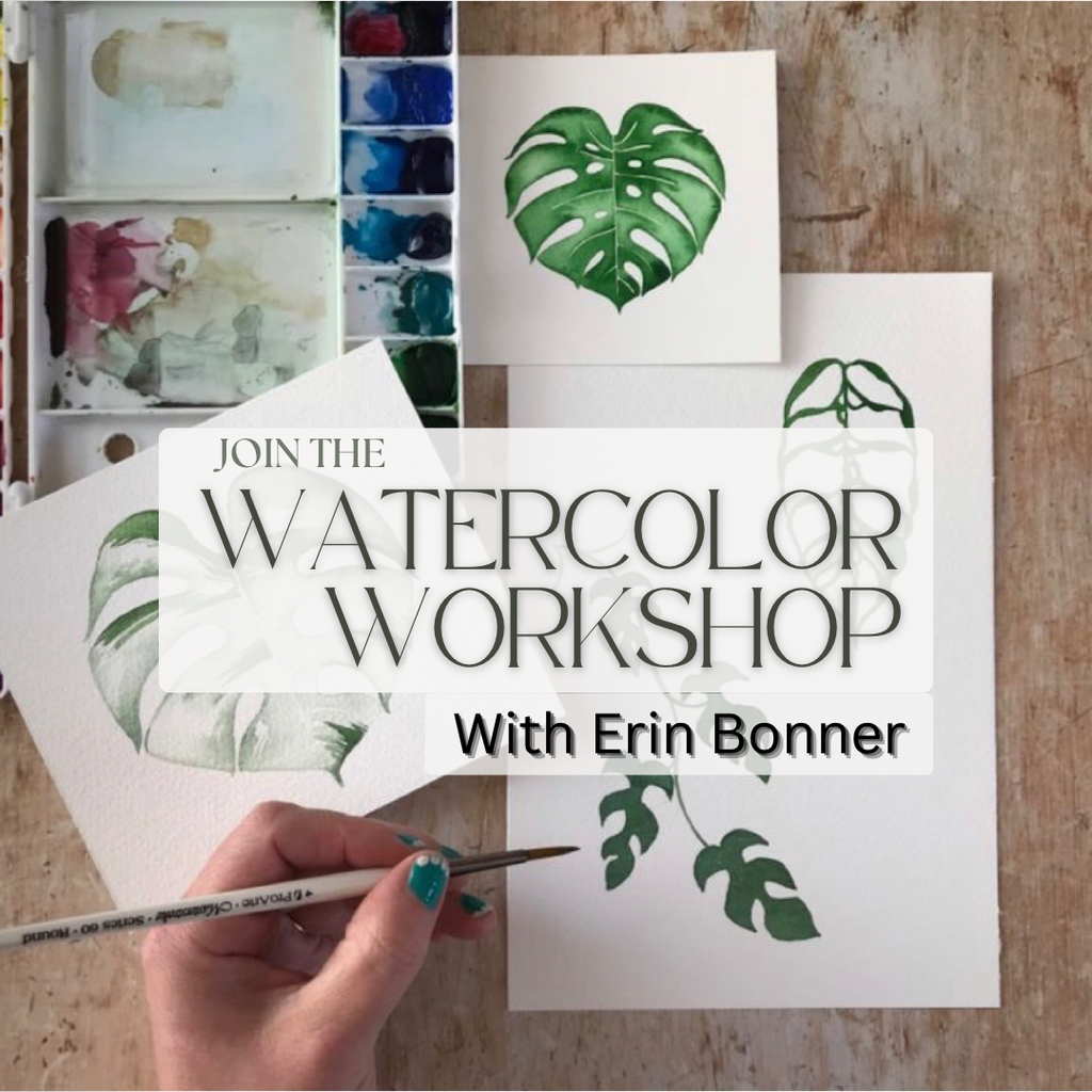 Botanical Watercolor Workshop OCT-13